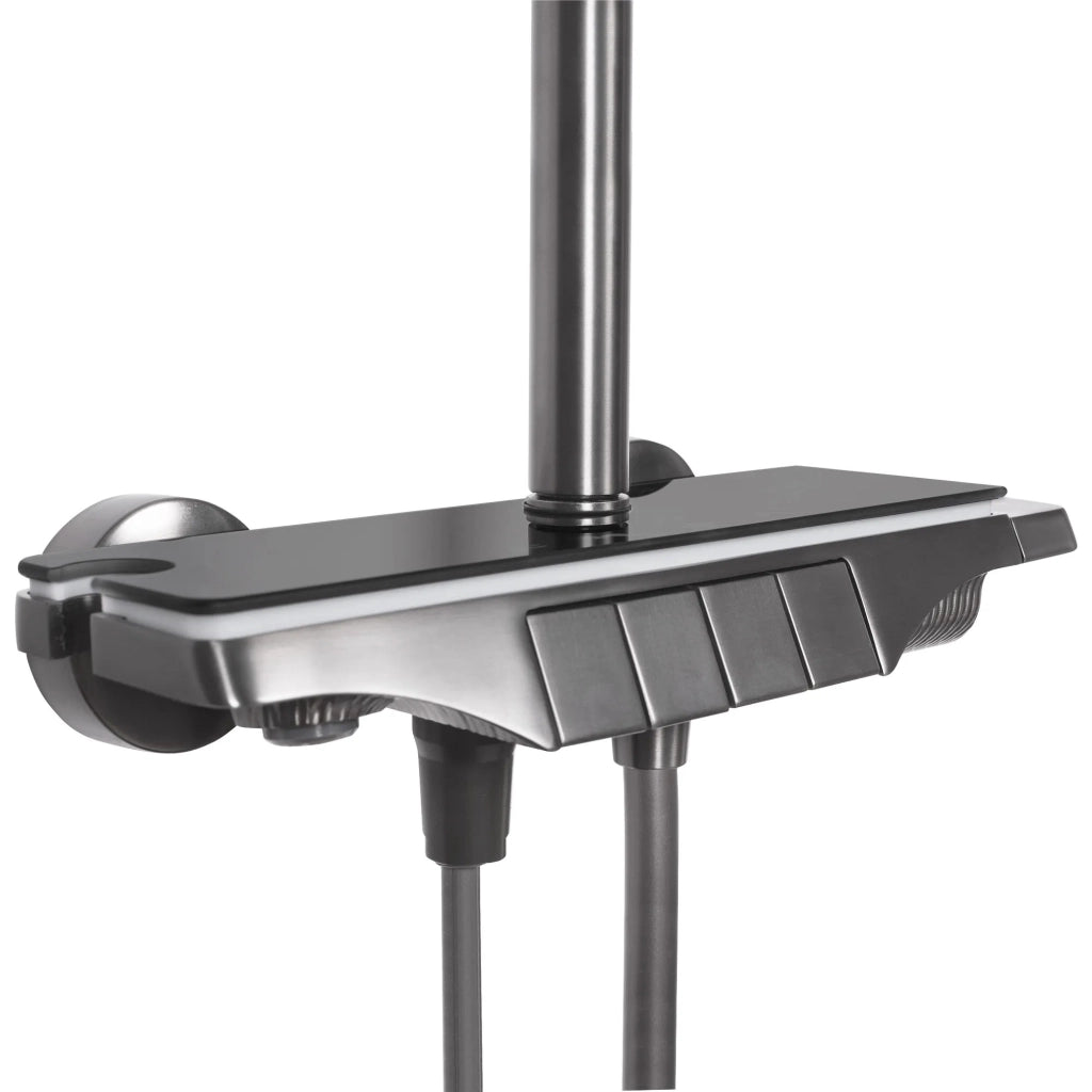 Set Doccia Rea Savio Led Titanium