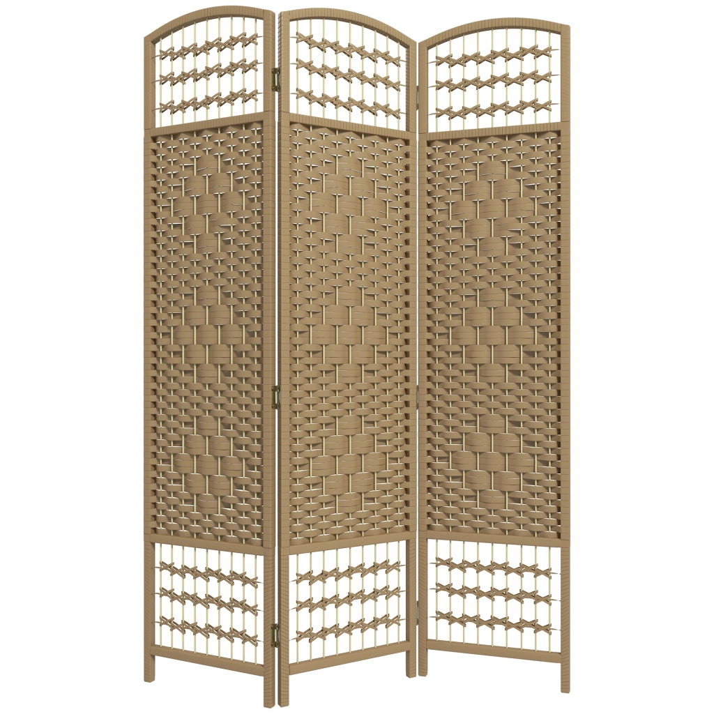 Paravento Separatore 3 Pannelli Pieghevole ¨C Xylo ¨C Carta Naturale 120x170cm