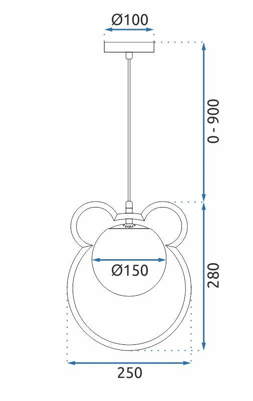 Lampada Gold G105-1w
