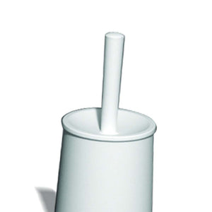 Porta scopino d'appoggio bianco