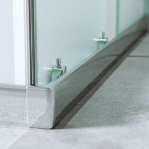 Cabina Doccia Angolare Scorrevole 80x120 Cm H 185 cm vetro Opaco 6 mm| Kiro