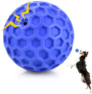 Un giocattolo per cani indestructibile che emette suoni, riduce l'ansia, pulisce i denti e è un giocattolo da mordere interattivo, adatto per cani aggressivi. Ideale per cani grandi e impermeabile per uso all'aperto.