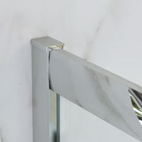 Box Doccia Scorrevole 80x100 Cm H 185 cm Cristallo 6 mm Trasparente Temperato| Kiro