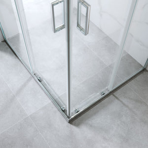 Box Doccia Scorrevole 80x100 Cm H 185 cm Cristallo 6 mm Trasparente Temperato| Kiro