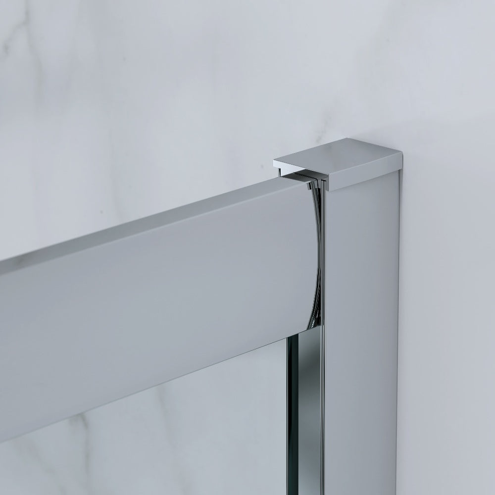 Cabina Doccia 3 Lati 70x100x70 Cm H185 cm Cm vetro 6 mm Trasparente Scorrevole| Kiro