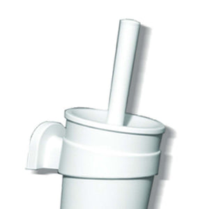 Porta scopino sospeso bianco