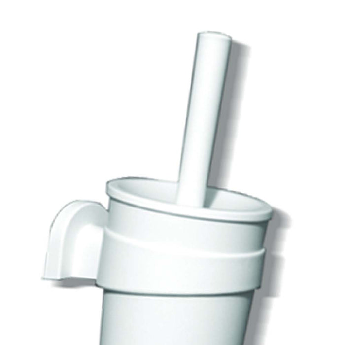 Porta scopino sospeso bianco