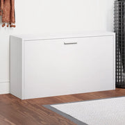 Panca con Scarpiera-Panca con Contenitore Bianca 80x24x45 cm