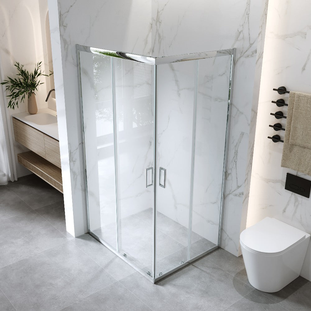 Box Doccia Scorrevole 70x120 Cm H 185 cm vetro 6 mm Trasparente| Kiro