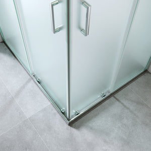 Cabina Doccia Scorrevole 70x100 Cm H 185 cm vetro Opaco 6 mm| Kiro