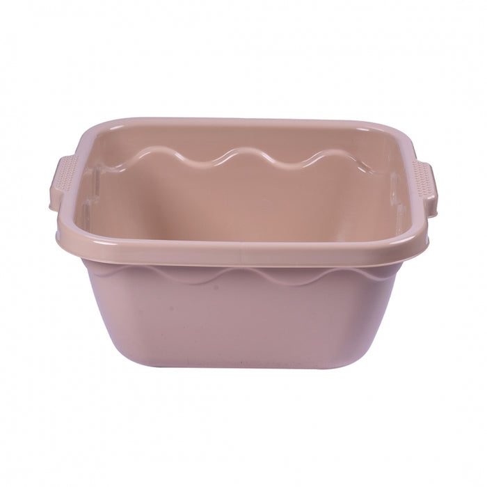 BACINELLA QUADRATA 34CM TORTORA.