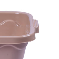 BACINELLA QUADRATA 34CM TORTORA.