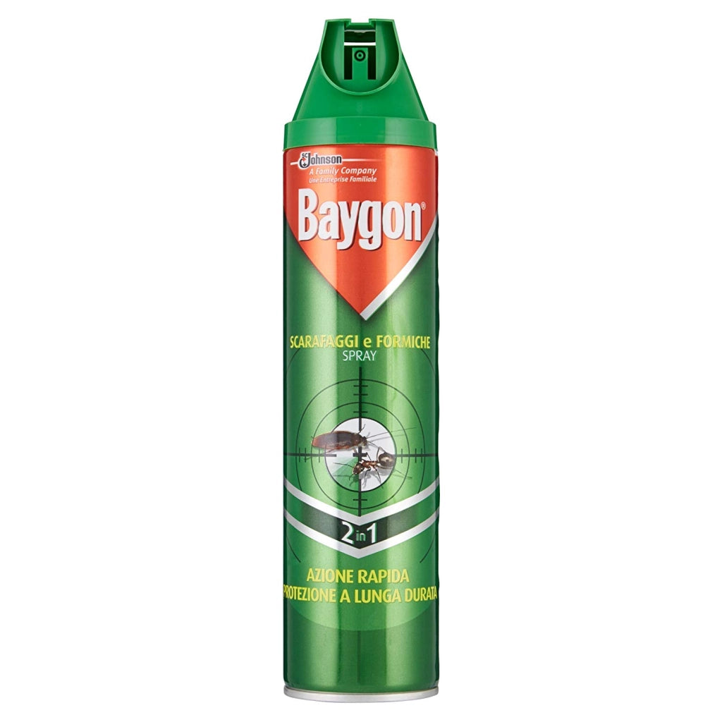 BAYGON INSETTICIDA SPRAY ANTI SCARAFAGGI E FORMICHE 400ML