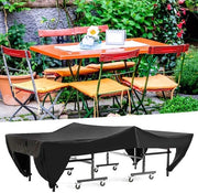 Copertura per tavolo impermeabile - Protezione per mobili da giardino - Cappotto per esterno - 190T Poliestere - Leggero - Chiusure resistenti - Copertura per mobili da giardino