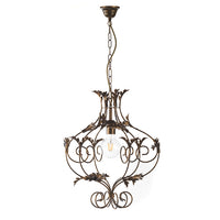 Lampadario Contessa bronzo