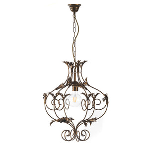 Lampadario Contessa bronzo