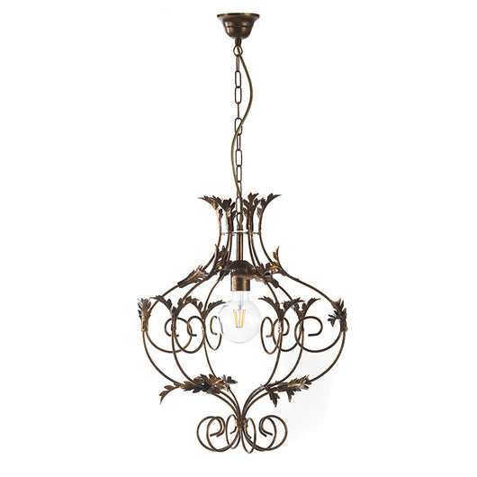 Lampadario Contessa bronzo