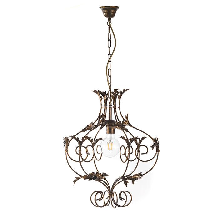 Lampadario Contessa bronzo