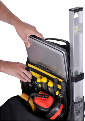 Zaino Porta Utensili Attrezzi Notebook Imbottito da Lavoro Junior Stanley