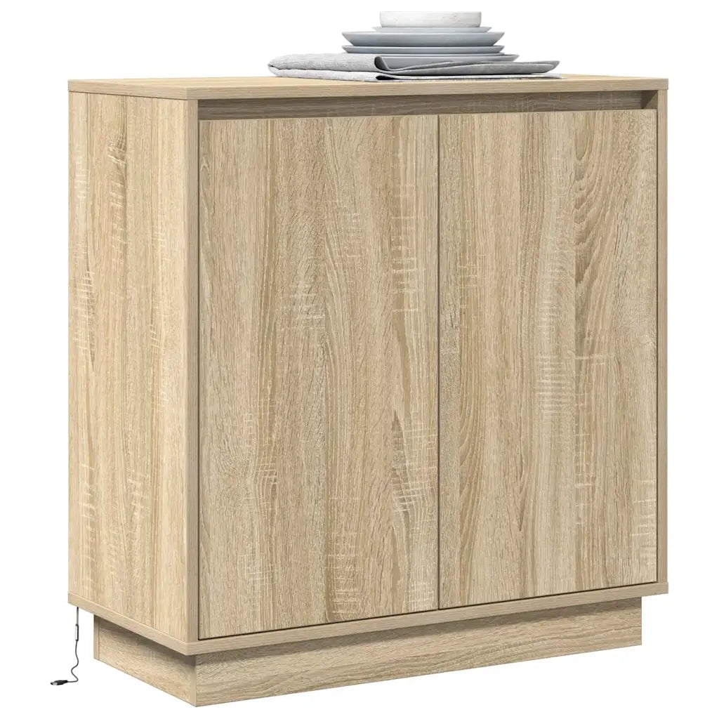 Credenza | Madia LED per Rovere Sonoma 71 x 34,5 x 75 cm