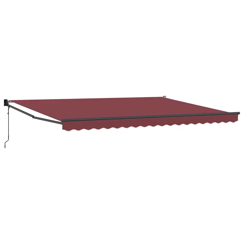 Tenda da Sole Retrattile Automatica Bordò 450x300 cm 3215311