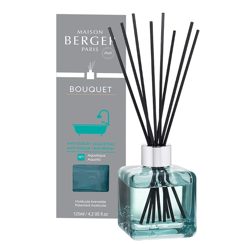 Bouquet Profumato Cubo da Bagno Profumatore Ambiente Cattura Odori Maison Berger