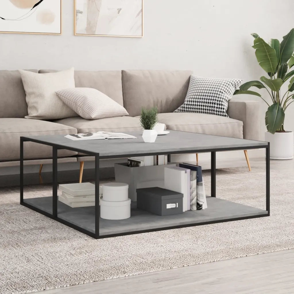 Ripiani Libreria 4pz Grigio Cemento 100x50x1,5cm Multistrato 805422