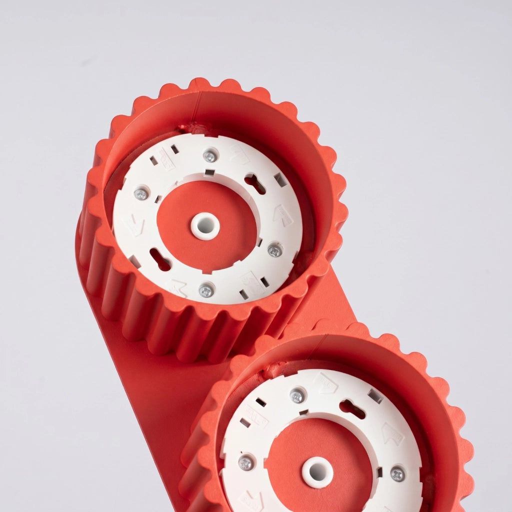Plafoniera AURA 2 rosso Gx53