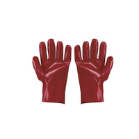 Guanti antiacido pvc impregnato taglia unica resiste a acidi detersivi grassi oli