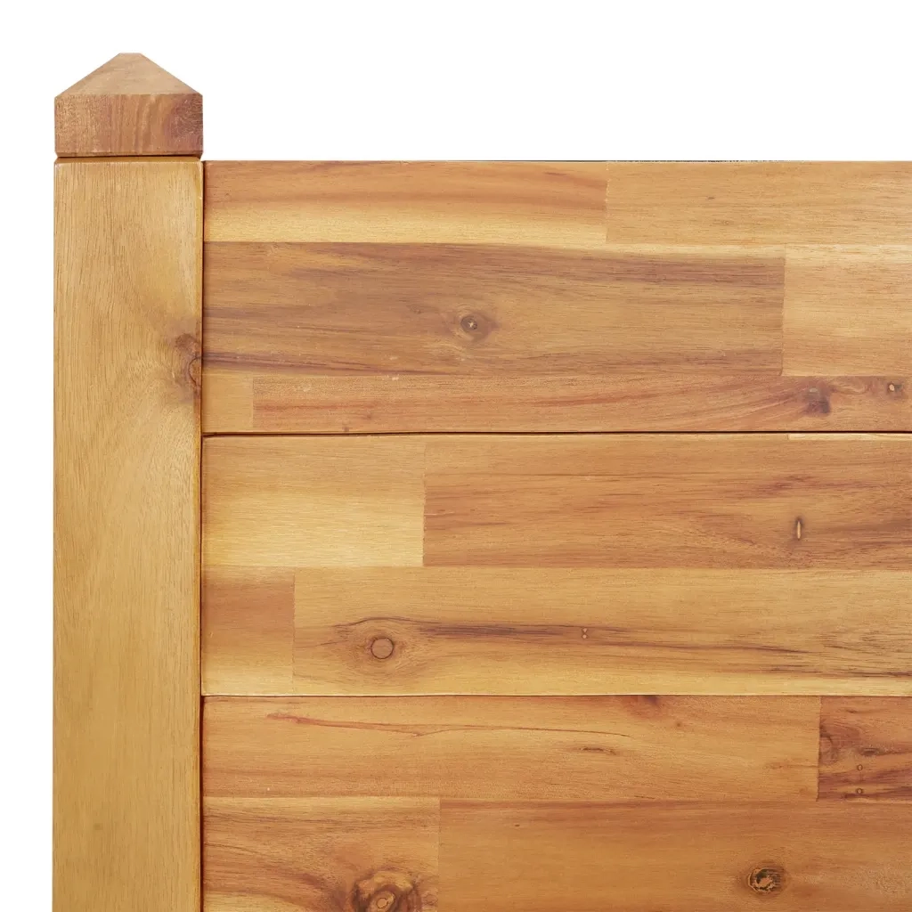 Fioriera Rialzata da Giardino 160x60x84cm Legno Massello Acacia 363449