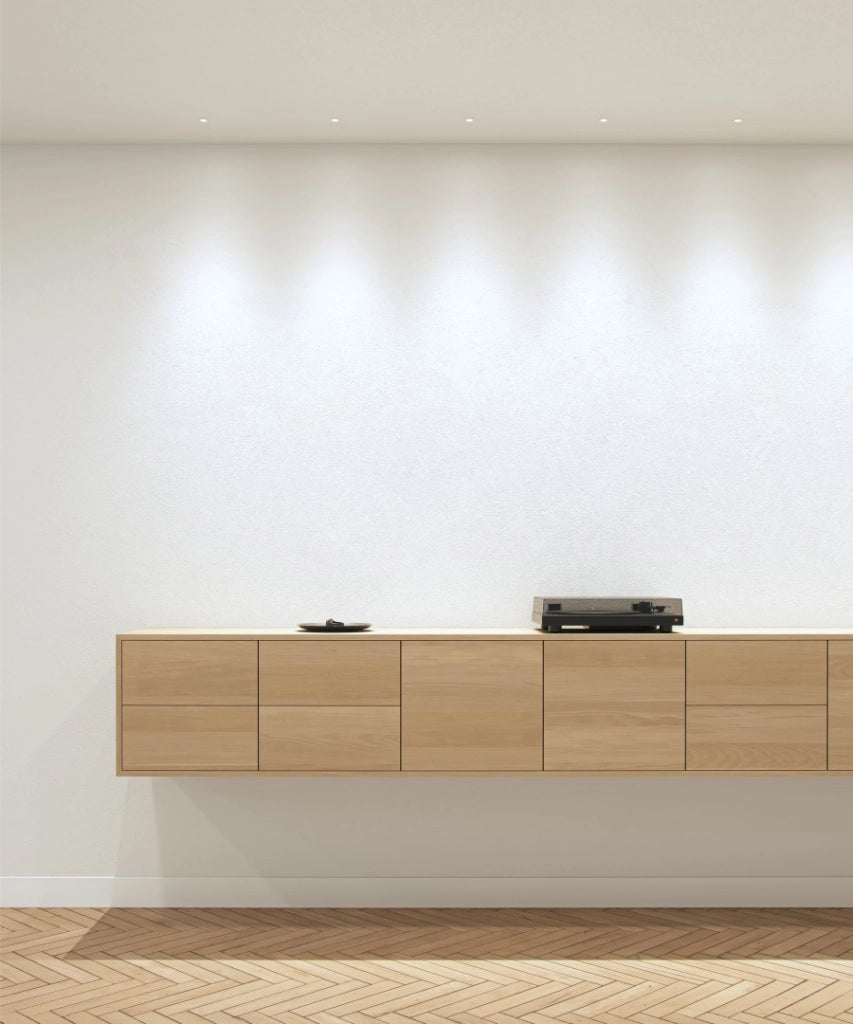 Nano Pulsar Faretto LED da Incasso SQ Surface 3,5W Nero Opaco 3000K, Versatile per Interni, Illuminazione d'Accento Elegante e Minimalista
