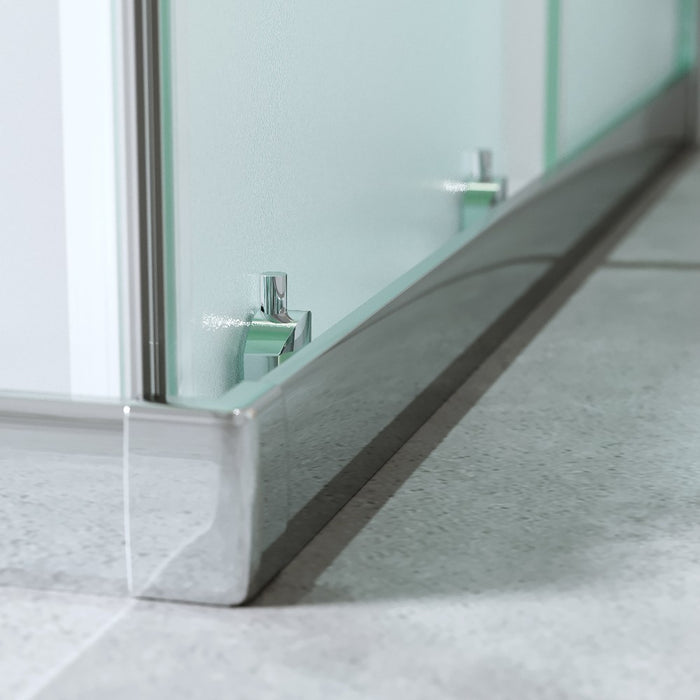 Box Doccia Doppio Scorrevole 70x120 Cm H 185 cm vetro 6 mm Opaco| Kiro