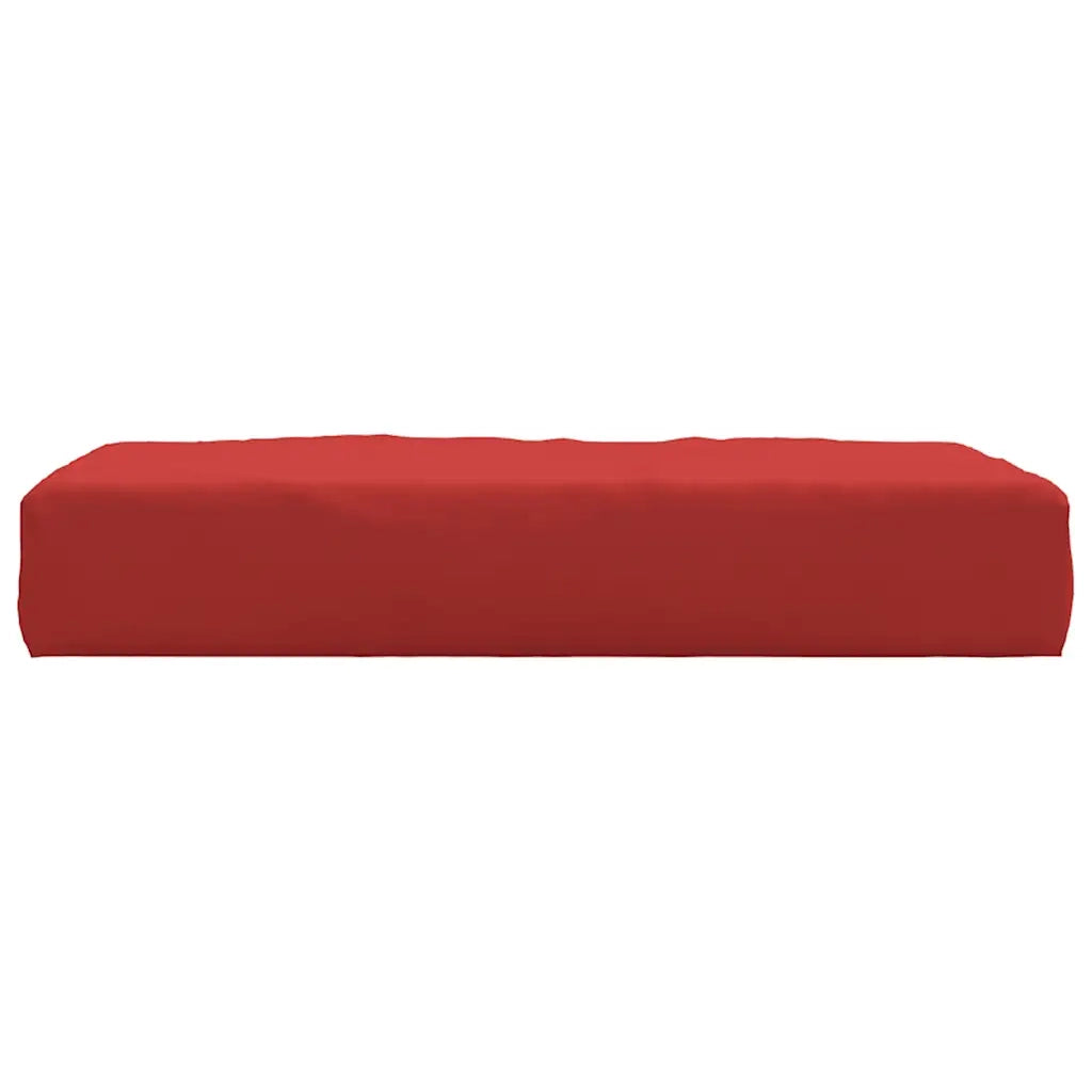 Cuscino per Pallet Rosso 60x60x9,5 cm in Tessuto Oxford