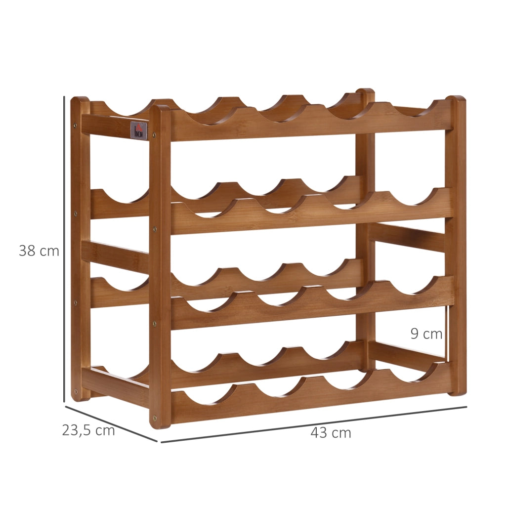 Tavolino in Bamb¨´ ¨C Zephmum ¨C Marrone 43x23.5x38 cm