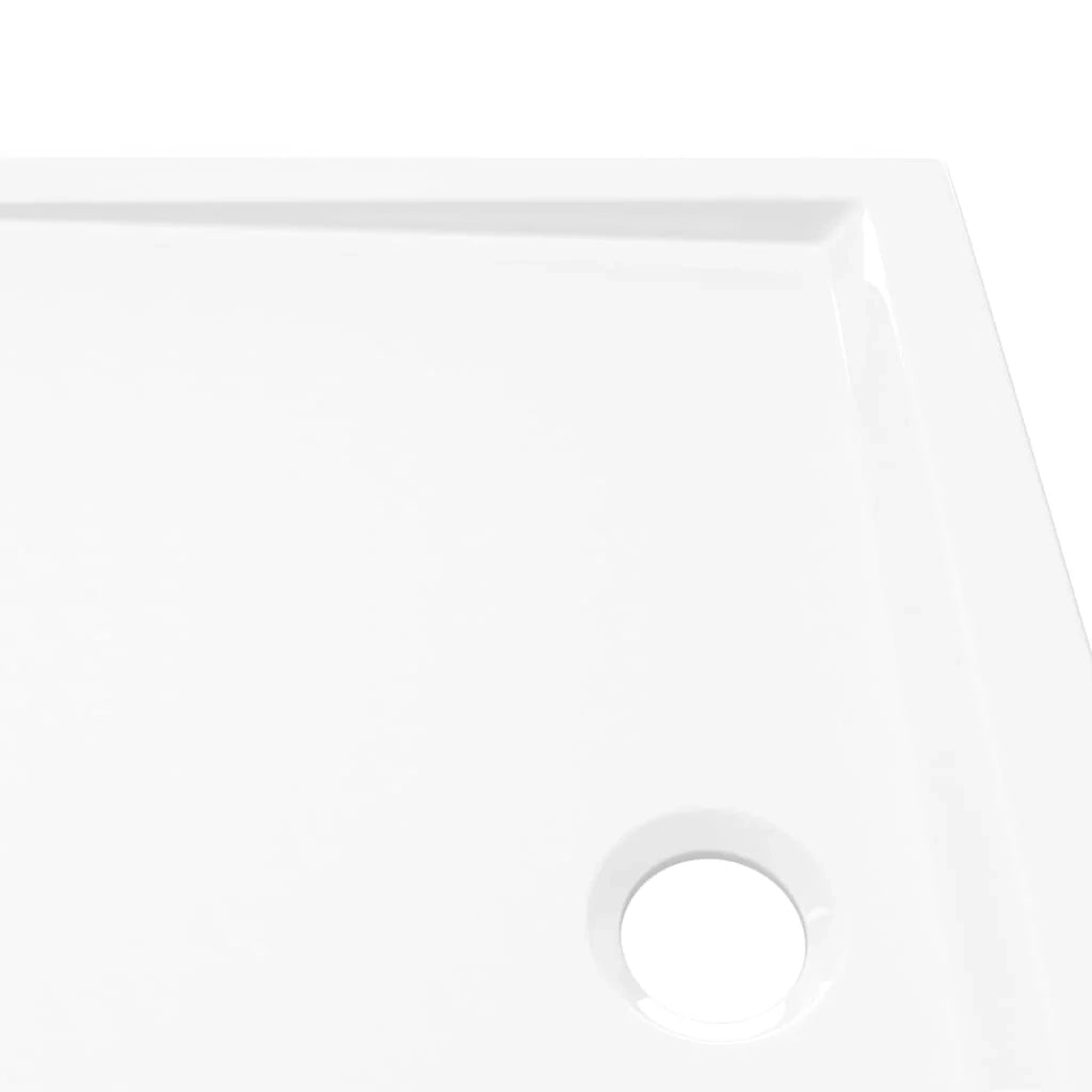 Piatto doccia base doccia piatto doccia bagno WC cabina doccia casa interno rettangolare ABS 70 x 90 cm bianco 02_0001946