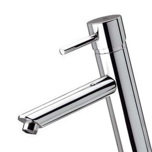 Rubinetto lavabo alto, per lavabo altoda appoggio con scarico - serie suvi