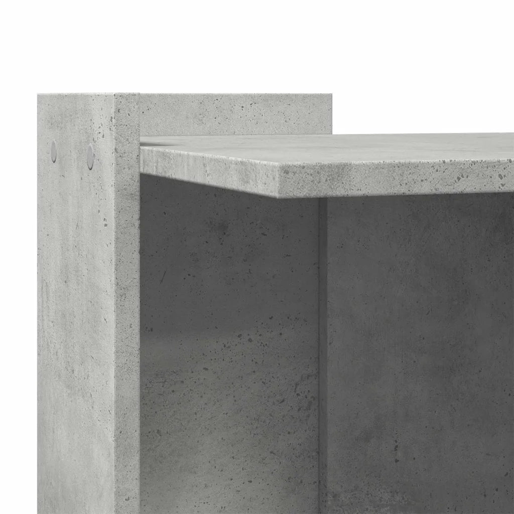 Recinto Lettiera Gatti Grigio Cemento 60x40x40 cm in Truciolato 857745