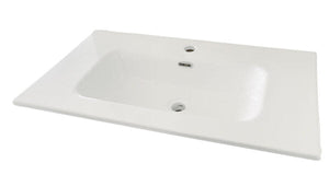 Lavabo bianco 80x45 per mobili bagno