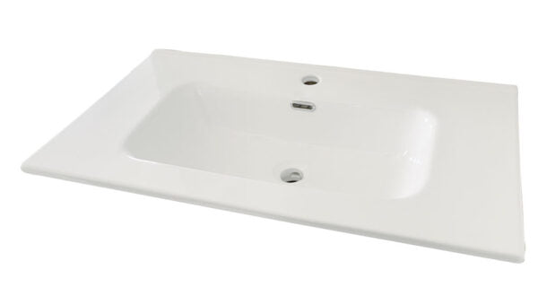 Lavabo bianco 80x45 per mobili bagno