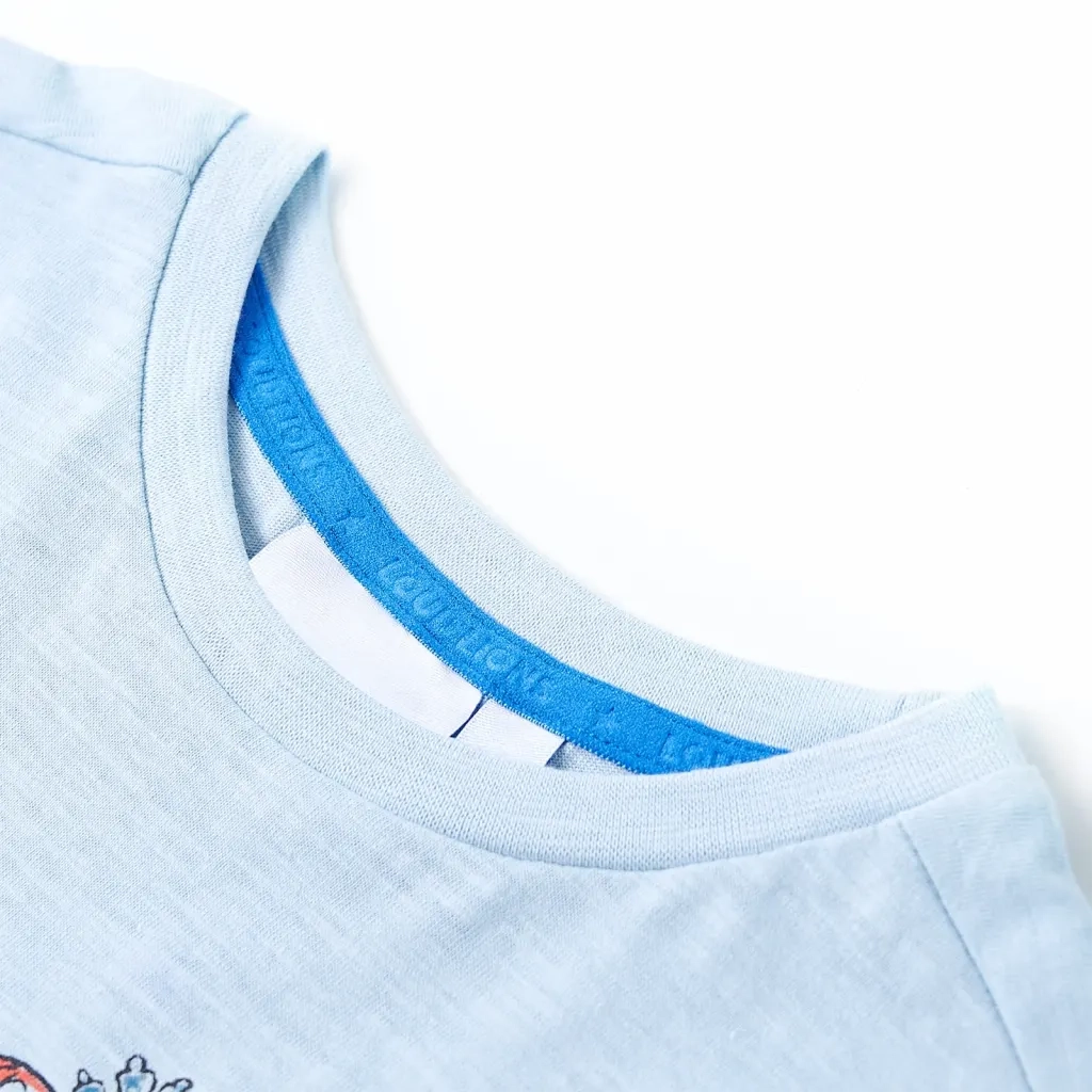 Maglietta da Bambino Azzurra 140 12563