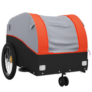 Rimorchio per trasporto biciclette capacità 30 kg ferro arancione 02_0044153