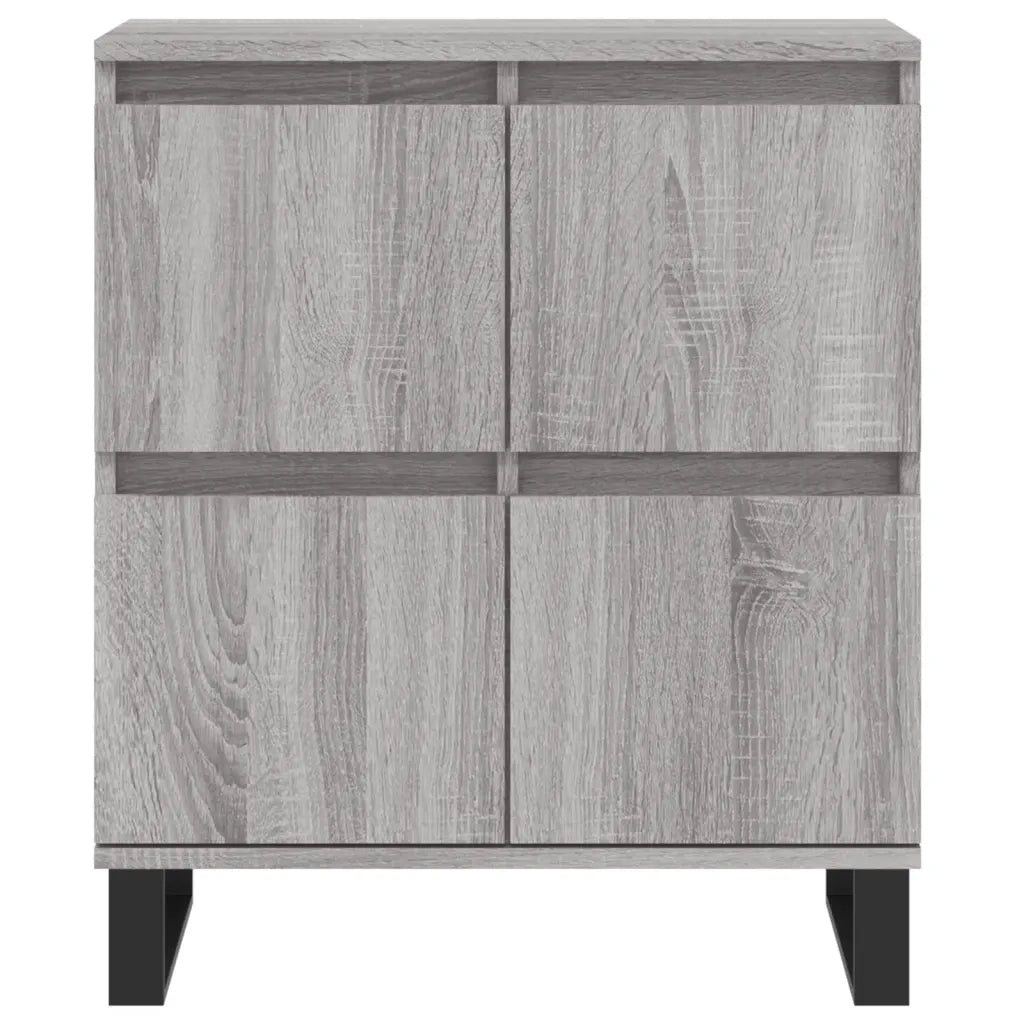 Credenze 2 pz | Madia | Buffet da pranzo | Armadio da pranzo Grigio Sonoma in Legno Multistrato