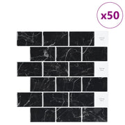 Piastrella subway 50 pz Marmo Nero 30 x 30 cm CFW8787347