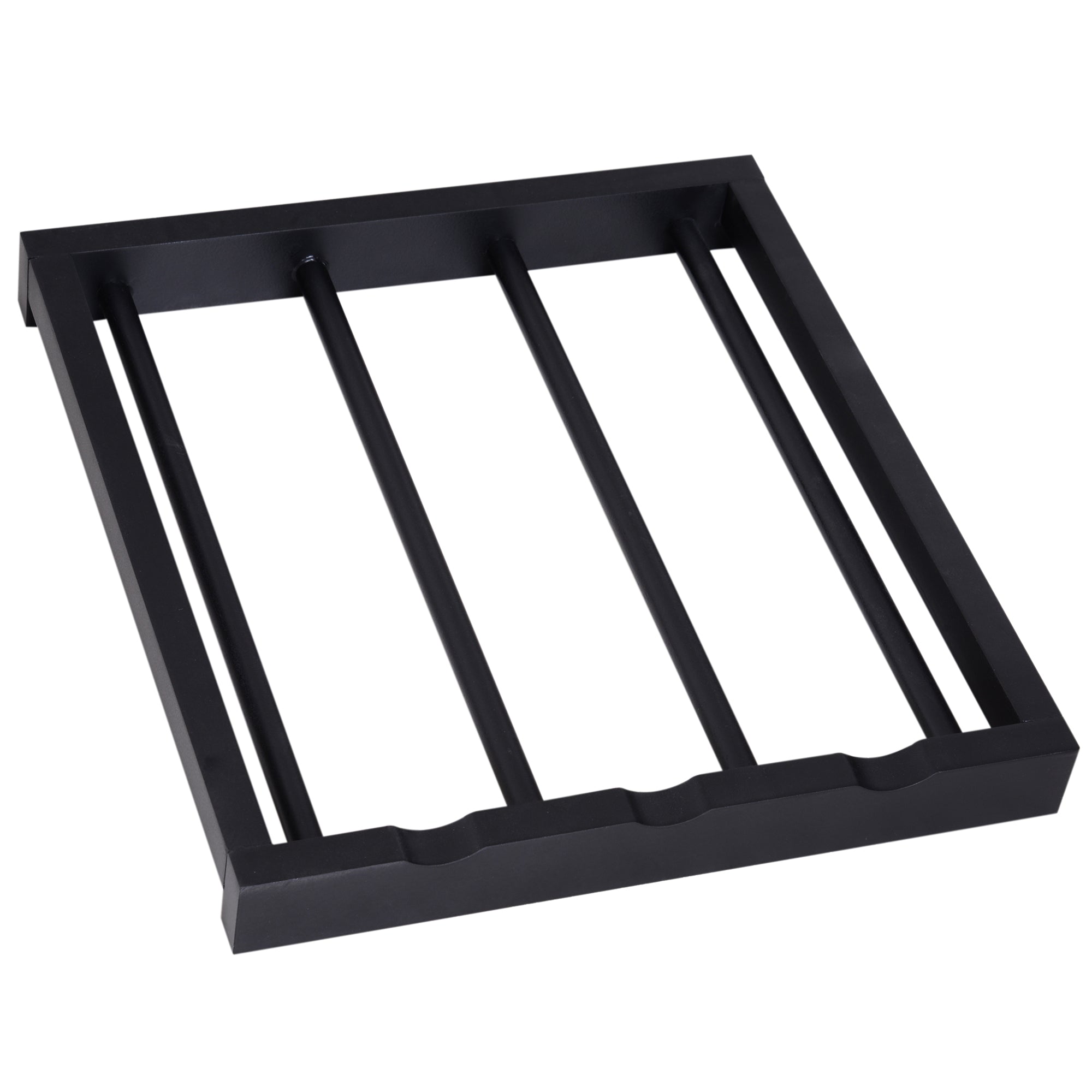 Carrello da Cucina con Cassetti e Portabottiglie Legno e Nero