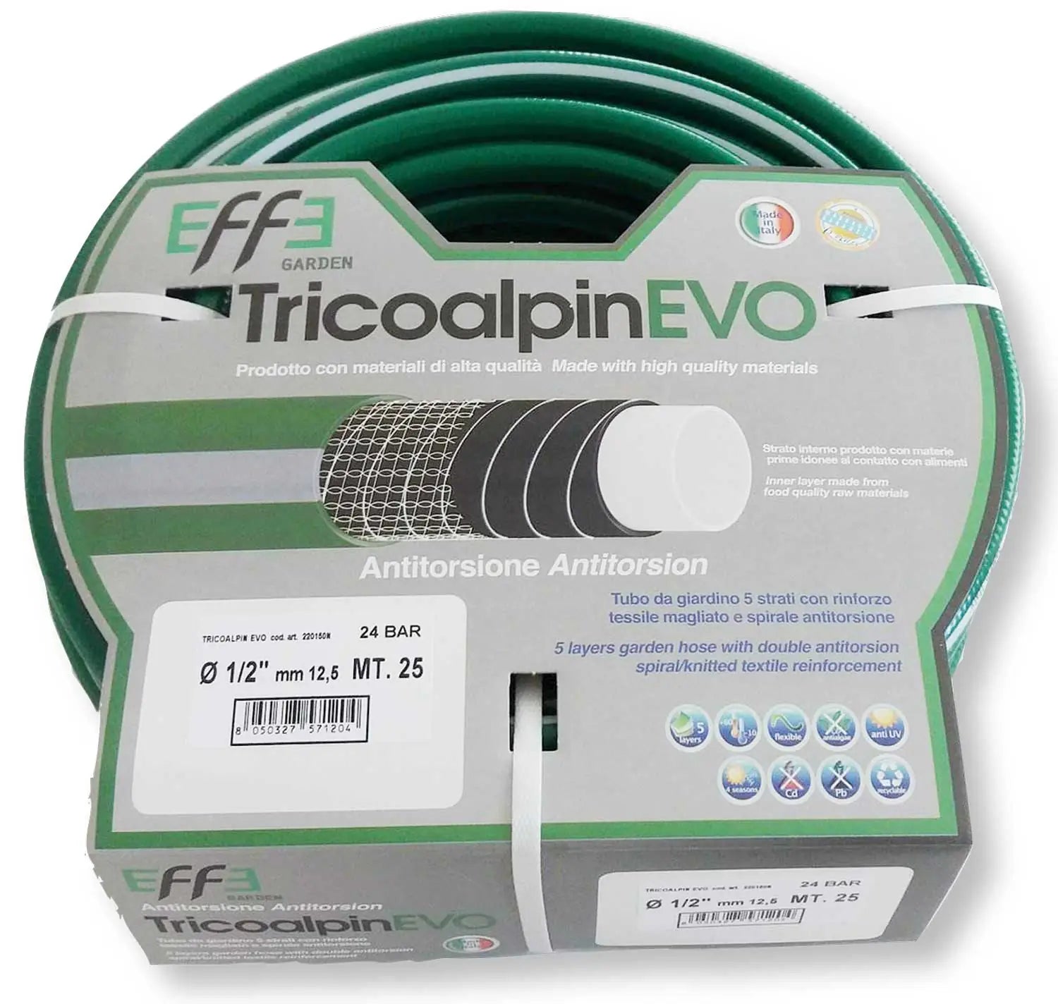 Tubo tricoalpin evo d.12,5x25ml verde