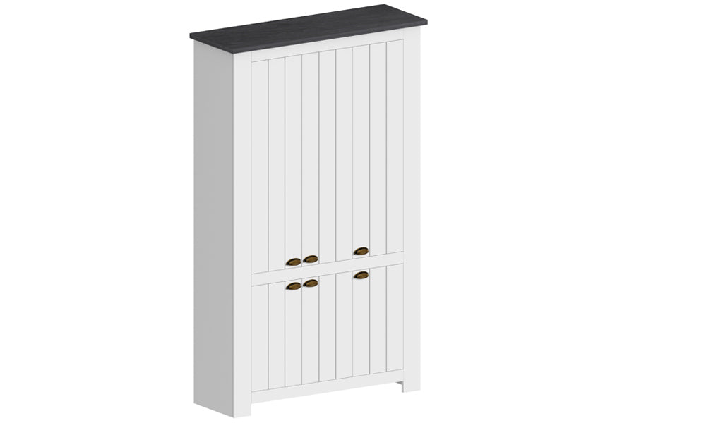 Armadio scarpiera FIGO a 6 ante battenti