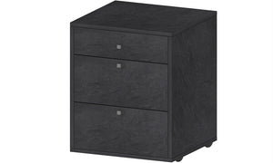 Cassettiera con Ruote DALIA – 47x45x61,2 cm, Colore Report, 3 Cassetti