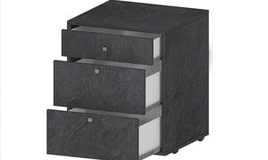 Cassettiera con Ruote DALIA – 47x45x61,2 cm, Colore Report, 3 Cassetti