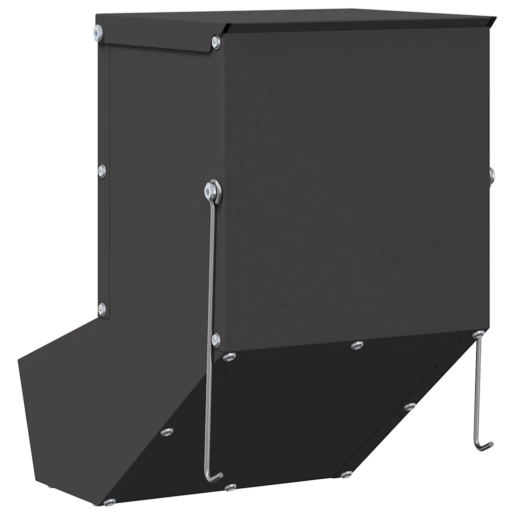 Mangiatore per conigli Nero 17,5 x 26 x 28,5 cm CFW9745307