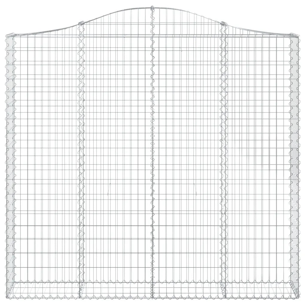 Cesto Gabbione ad Arco 200x30x180/200 cm Ferro Zincatocod mxl 79912
